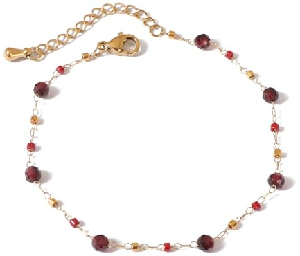 TaYolnFaSo Prarl Armbänder Handgefertigtes ovales Gesmtone-Armband aus natürlichem Amazonit-Kristall – Schmuckgeschenk für Frauen