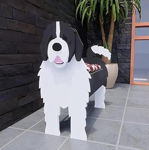 FLYuechun Ranan Pot de fleurs en pot pour chien mignon en pot pour décoration de jardin (Gumu)