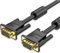 Watio Wave Cable svga - cable VGA M-M de 0.5 m, color negro, ideal para conectar dispositivos a monitores, duradero y flexible. *
