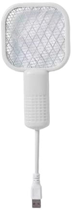 Besreey Racket svatter a mosca elettrica, volare svatter elettrico,Racket Zapper a mosca portatile - Trappola sicura con luce a LED attrattiva, lampada a rete a 5 strati per il luogo di lavoro a casa