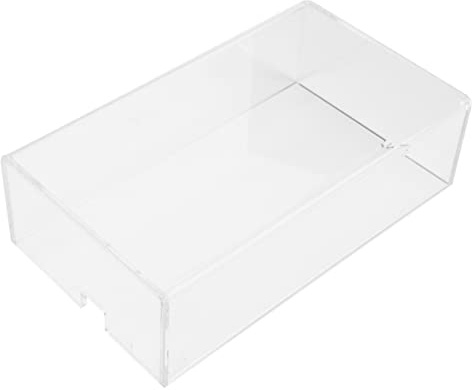 jojofuny Mausabdeckung als Schutzhaube Transparente Acryl gegen Staub | Waschbar und Leicht zu Reinigen, Klare Ausführung, Passgenaue Abdeckung für Schreibtisch