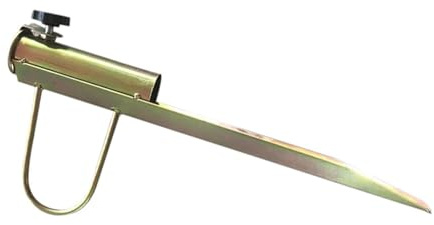 BESPORTBLE Großer Sonnenschirm Erdbohrer Outdoor 32-38mm Sonnenschirmhalter Aus Verzinktem Stahl Mit Griff Für Strand Und Garten