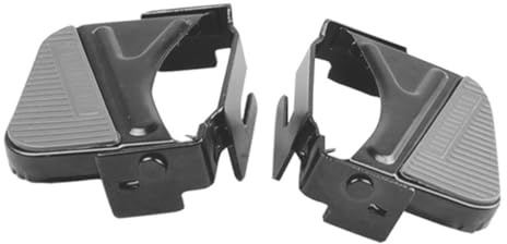 Toyvian Bike Rear Seat Pedals Lightweight Steel Cycling Parts with Foot Protection for Bike Suitable for Cycling
