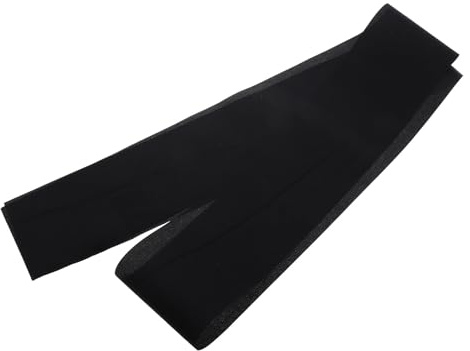 Yardwe Leere Satinschärpe Schwarz Vielseitig Verwendbar und Personalisierbar Minimalistisches Design für Junggesellinnenabschied Hochzeit und Abschlussball