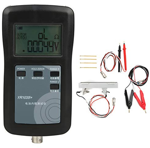 Kit tester di resistenza interna per batterie al litio YR1035 ad alta precisione Misuratore sinusoidale CA a 4 fili 1Khz AC per batterie al piombo acido Li Ion Li Polymer LiFePO4
