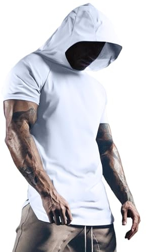 2026 Manga Corta Baloncesto Deportes Split Sudadera con Capucha Traje de Apariencia Hombres Calentamiento Disparo de Sudor Wicking Secado Rápido Estudiante Universitario, Blanco, 3XL