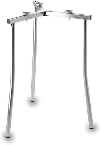 Alqbaio Trípode Soporte de 3 Patas para Paellero Regulable en Apertura para Paelleros y Cocinas de Gas, Apto para Distintas Medidas, 70 cm de Alto, Robusto y Estable, Fabricado en Acero Inoxidable