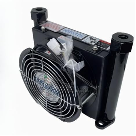 AF/AJ 0510T 1025T-CA Scambiatore di calore for radiatore dell'olio idraulico, radiatore raffreddato ad aria for pompa dell'olio del tornio Alte prestazioni(AF AJ0510T-CA-12V)
