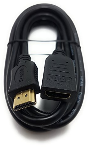 MainCore 2m Long HDMI Male to Female Socket High Speed 3D TV Extension Lead Cable (Available in 0.25m, 0.50m, 1m, 1.5m, 2m, 3m) (2m)