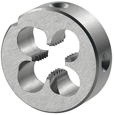 Corintian Präzisions Schneideisen – Form B, Ø M1-M24, Gewindeschneideisen mit beidseitigem Schälanschnitt für Außengewinde, Rechtsgewinde