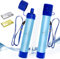 ioutdoor Personal Water Filter Straw Portable Water Purifier Reusable Water Purification Survival for Hiking Camping Traveling Adventure