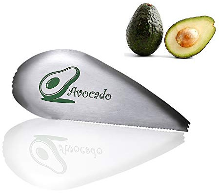 Avocado-Schneider, multifunktionaler 3-in-1-Avocado-Schneider, Premium-Edelstahl – Avocados sicher und mit Leichtigkeit schneiden, entkernen und schaufeln – perfekt für Avocado-Toast und Guacamole