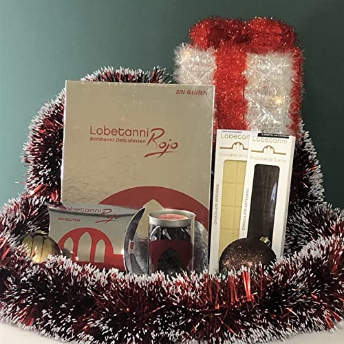 Cesta Regalo Bombones Chocolate Artesano Gourmet Sin Gluten Lobetanni Pistacho
