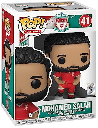 Funko POP! Football: Liverpool FC - Mohamed Salah - Collectable Vinyl Figure - Gift Idea - Official Merchandise - Toys For Kids & Adults - Model Figure for Collectors and Display