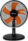 Belaco 12inch Table Fan Desk Fan with 3 Speed Oscillating cooling fan Stand Fan floor fan Low Noise Strong Resistant Base high protective mesh grill home office (Black & Orange)