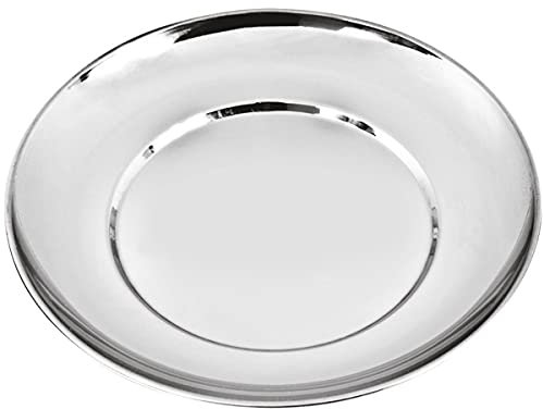 SILBERKANNE Tablett, Schale, Taschenleerer, Schlüsselschale Hamburg 26x26x2,5 cm Premium Silber Plated edel versilbert. Vielseitig einsetzbar. Für Privaträume, Büro oder Praxis.