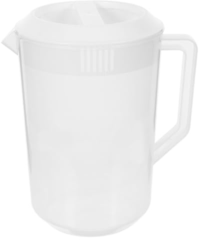 DOITOOL 5L Measuring Kettle with Lid and Scale Heat Resistant Cold Water Jug for Juice Pitcher Beverage Storage Family Use