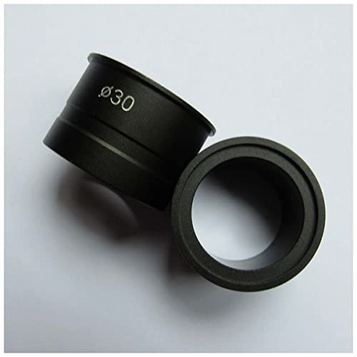 ZTBH Mikroskop-Zubehör-Kit 0.3. 7X 0.75x 0.5X. Biologisches Stereomikroskop-Okular, Größe 23.2mm 30mm 30,5 mm Mikroskopische Objektträger (Color : 0.5X 23.2MM)