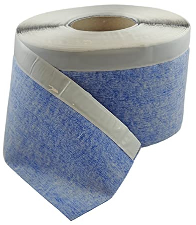 HALBAU Wannendichtband 25m mit Butylstreifen, Fugenband, Dichtungsband | Badewanne, Dusche, Balkontüren, Bauanschluss Abdichten Elastic Pro