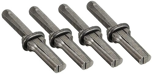 Kahdsvby Lot de 4 fendeuses de pierre, cales, tailleurs de pierre, outils de déchiquetage, burin en fer, kit d'outils à main, installation facile