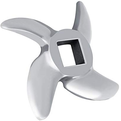 Lame de Hachoir ¨¤ Viande en Acier Inoxydable, Couteau de Remplacement pour Hachoir/Hachoir ¨C HachezEffort la Viande, Les Fruits ou Les L¨¦gumes ¨C Premium et (22#)