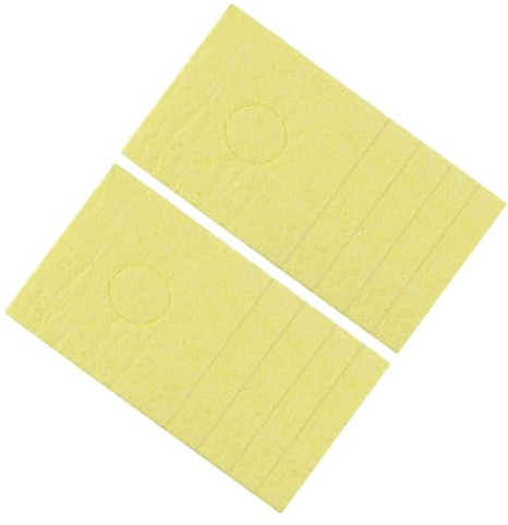 CoCud Soldering Iron Tip Cleaning Sponge, 55x55mm, Square High Temperature Sponge - (Applications: for Soldering Irons Soldering Station), 10 Pieces