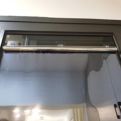 GTPBAO Rollos Wärmeisolierende Fensterrollos, wasserdichte Mini-Jalousien mit Blauer Folie, Einweg-Durchsicht für Schlafzimmer Badezimmer Kinderzimmer(90x200cm/35.4x78.7in)