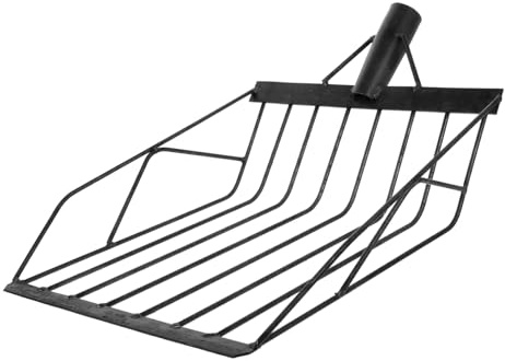 Milisten Metal Maize Spade Briquette Shovel Grain Scoop Trowel for Professional Gardening