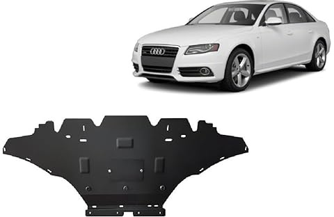 Scut Protection Stahl Unterfahrschutz für motor kompatibel mit Audi A4 B8 - Benzin (2008-2014) Scut Protection