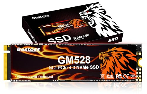 512GB M.2 SSD NVMe PCIe 2280 Internal Solid State Hard Drive, Up to 5000 MB/s, 3D NAND SLC Cache, SSD for Gaming PC Storage, Business Laptop, Home Entertainment, Creative Workflow GM528