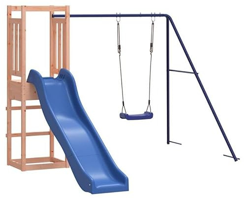 Torre da gioco in legno massello Douglasie – Durevole giocattolo all'aperto per bambini, naturale e resistente alle intemperie, perfetto per giardino, parco o cortile