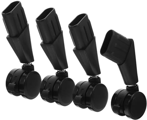 Uonlytech 4pcs Office Chair Wheels Replacement Heavy Duty Swivel Caster Rollers with Stem Wear Resistant Casters for Carpet and Hard Floors Stable Support Desk Furniture Accessories