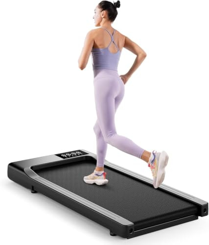 Superun Raceable Tapis de Course Inclinable 2.5HP Tapis de Marche avec Rampes, 1-6km/h, 1-12km/h APP Contrôle Max 136KG Walking Pad Portables avec Parcours d'entraînement et Courses Multi-Coureurs