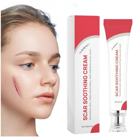 Narbengel für Narben - 30g Narbencreme Narbensalbe Narbengel Narbensalbe für C-Abschnitt, Kaiserschnitt Keloide & Narben - Pflege für Neue & Alte Narbens (1)