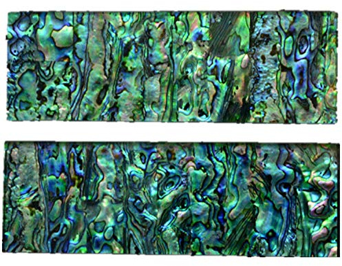 Aibote 2 pz Naturale Nuova Zelanda Abalone Shell Coltello Maniglia Bilance Materiale Coltelli Top Custom Strumenti Fai da Te per Lame Blanks Creazione di Gioielli