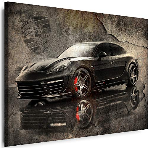 Myartstyle - Bilder Auto Porsche Panamera 60 x 40 cm Leinwandbilder XXL - 1 Teilige Wandbilder Stingray GTR Kunstdrucke w-a-2024-37