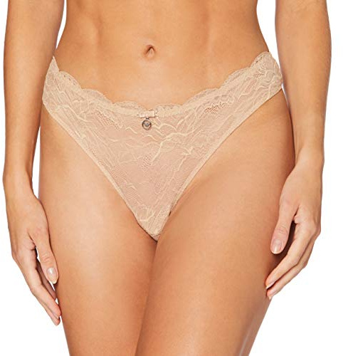 Emporio Armani Underwear Damen Thong Virtual Lace Unterwäsche, Pink, L