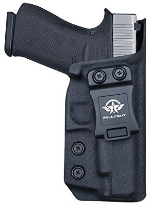 Glock 48 Holster IWB Kydex Holster Custom Fits: Glock 48 Pistol - Innen Bund verdeckt tragen - ADJ. Cant Retention - Mag-Button abdecken - Erweiterter Eingang - Kein Verschleiß, kein Jitter