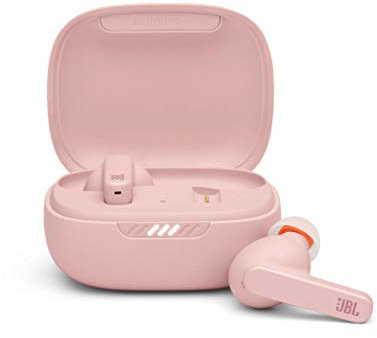 JBL Live Pro+ TWS – Kabellose In-Ear-Kopfhörer mit Noise Cancelling in Rosa – Bis zu 28 Stunden Akkulaufzeit – Inkl. Ladebox