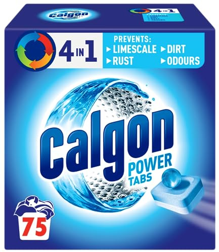 Calgon 3 in 1 Washing Machine Water Softener 75 Tablets Pack of 1
