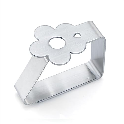 ZJCNHY Tischtuchklammern Stainless Steel Tablecloth Clip Windproof Outdoor Tables Restaurant Picnic Wedding Table Cloth Clips Table Cloth Holder 5pcs (Color : B)