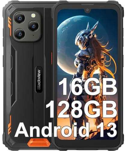Blackview BV5300Plus Rugged Smartphone (24 GB + 128 GB) batteria 6580 mAh, 6.1 HD+, Telefono Indistruttibile Cellulare Robusto, 4G Dual SIM, NFC/IP69K/OTG/GPS/Face ID/modalità guanti