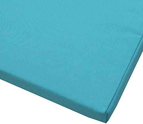 Generisch 2/3-Sitzer-Gartenbank-Kissen, wasserdicht, gepolstert, für Terrasse, Sofa, Bank, Gartenmöbel, Blau, 150 x 45 x 5 cm