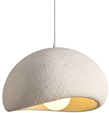 KXKLGWHN Lampada da soffitto con montaggio a incasso, personalità creativa lampada a sospensione in polistirene ad alta densità, lampada a sospensione singola con base E27, lampada a sospensione decor