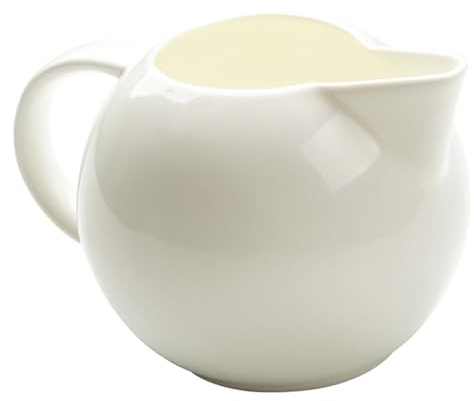 Zerodeko Jarra De Leche De Cerámica Pequeña Asa 300ml, Salsera Pequeña Para Café y Crema, Resistente Al Calor, Adecuado Para Hogar y Cafetería