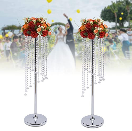 2 X 90cm Bodenvasen Blumenvase Säulenständer für Hochzeit Tischdekoration Rack