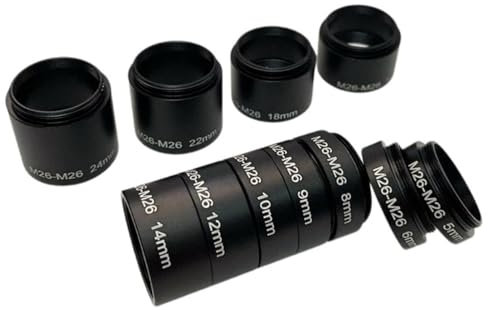 Mikroskop M26 Mikroskop-Objektivadapterring M26 x 0,706 Linsen Extender Adapter for Mikroskop(30mm)