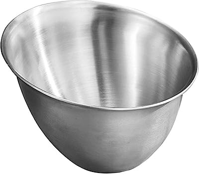 Cabilock Saladier Inox Bol à Sauce Inclinée Pour Service Snack Et Légumes Bol Polyvalent Pour Maison Et Restaurant