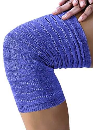 Spikenergy Ginocchiera Ortopedica Elettro Magnetoterapia - Per Artrosi ed Artrite, Traumi Distorsivi, Tendinite, Fascia Ginocchio Elastica, Dispositivo Medico Detraibile - Made in Italy, Blu M