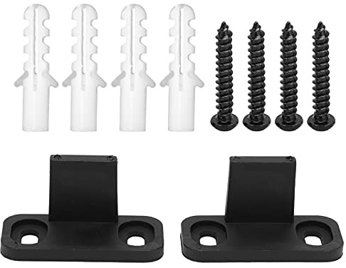 BODENFÜHRUNG FÜR SCHIEBETÜREN HOCHWERTIGE PLASTIK MATERIALIEN STABIL UND LANGLEBIG FÜR SCHEUNENTÜREN SCHIEBETÜREN 4.5X1.8X1.5CM 2 STÜCK